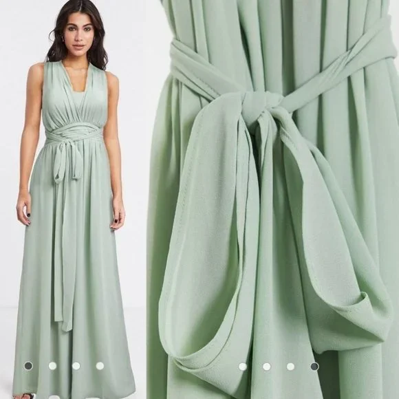 ASOS | Dresses | Asos Goddiva Cross Back Tie Front Maxi Dress In Mint | Poshmark ASOS | Dresses | Asos Goddiva Cross Back Tie Front Maxi Dress In Mint | Poshmark